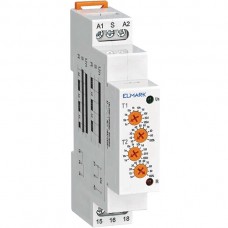 Asymmetric Relay 12-240V AC/DC 2ΥSPDT 2x16A ELR-6 50157